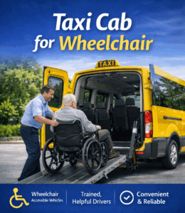 Taxi Cab for Wheelchair |