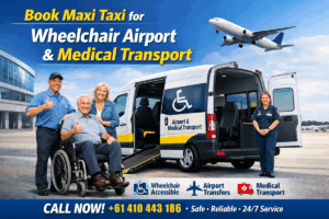 Book Maxi Taxi for Wheelchair Airport & Medical Transport