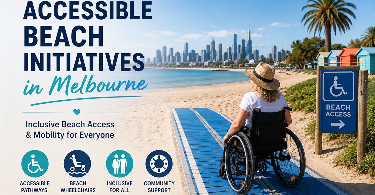 accessible beach initiatives Melbourne