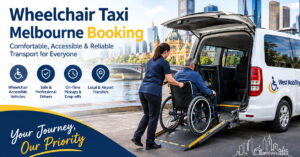 wheelchair taxi Melbourne booking